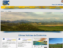 Tablet Screenshot of ecotecnica.com.br